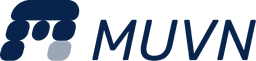 muvn logo in blue